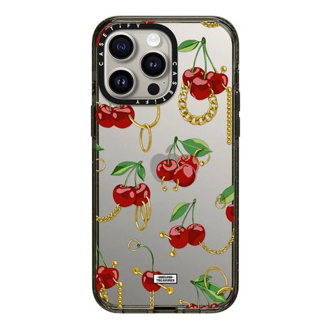 Cherry Bling By Useless Treasures – CASETiFY Casetify Iphone Case, Macbook Air 15, Casetify Iphone, Ring Stand, Pattern Case, Ipad Pro 12, Apple Accessories, Macbook Case, Silver Mirrors