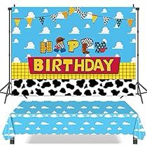 Birthday Party Cake Table, Party Cake Table, Table Banner, Studio Live, Cloth Banners, Birthday Party Photography, Happy Birthday Backdrop, Cowboy Birthday Party, Birthday Party Background