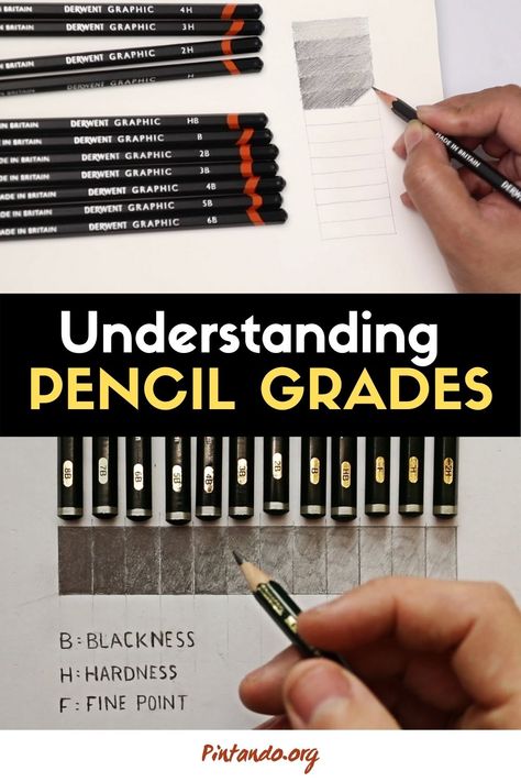 Pencils For Sketching, How To Use Sketch Pencils, What Pencils To Use For Drawing, Lead Pencil Drawings Sketch, How To Use Graphite Pencils, Pencil Grades, Art Pencil Set, Types Of Pencils, Best Pencil