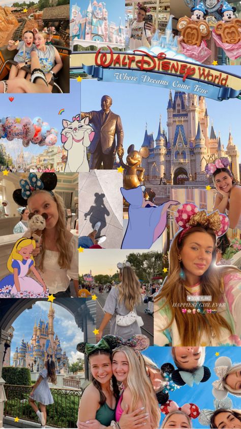 Disney Trip Aesthetic, Disney World Aesthetic Outfits, Trip Collage, Disney World Aesthetic, Disney Eras, Disney Outfits Women, Trip Aesthetic, World Aesthetic, Disney College Program