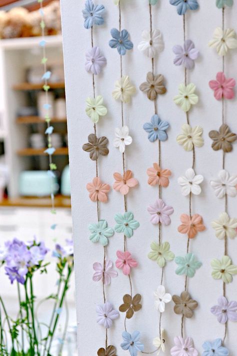 Flower confetti, Easter decorations, Floral wedding decor, Flower garland, Bridal shower decorations Pastel Wedding Decorations, September Wedding Flowers, Wedding Pastel, Floral Party Decorations, Lavender Wedding Flowers, Peach Wedding Flowers, Hydrangea Wedding, Cheap Wedding Flowers, Flower Confetti