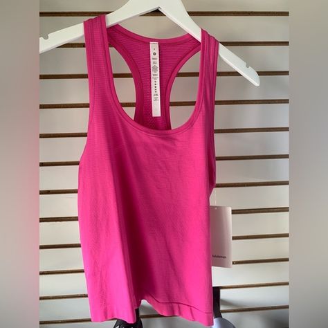 Swiftly Tech Racerback Tank 2.0 Lululemon Sweatshirt, Half Zip Hoodie, Swiftly Tech, Latest Colour, Pink Tank, Racerback Tank Top, Striped Long Sleeve, Racerback Tank, Sonic