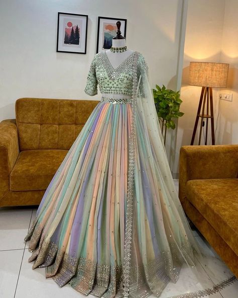 Excited to share the latest addition to my #etsy shop: Sabyasachi Lehenga choli for women or girls lehenga choli wedding Wear Outfits and party wear lengha choli Bridal Bridesmaid Lehenga ready https://etsy.me/3h3nC8G #rainbow #wedding #valentinesday #solid #bohohippie Lehenga Designs Heavy, Lehenga Designs For Stitching, Heavy Lehnga Outfit, Stylish Lehenga Designs Party Wear, Lehenga Models For Stitching, Heavy Lehenga Designs, Lehenga Designs Traditional, Indian Lehenga Designs, Girls Lehenga Designs