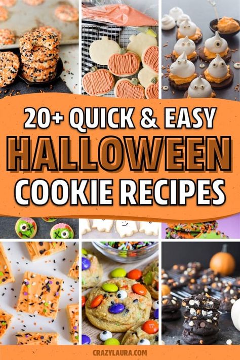 Easy Halloween Cookies Recipes, Easy Halloween Cookies, Witch Cookie, Candy Corn Cookies, Cookie Recipe Video, Halloween Cookie Recipes, Halloween Breakfast, Halloween Cookies Decorated, Halloween Sugar Cookies