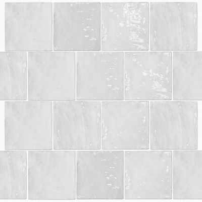 Apollo Tile Duchess Cloud Gray 4-in x 4-in Glossy Ceramic Brick Look Wall Tile (5.38-sq. ft/ Carton) in the Tile department at Lowes.com Classic Interior Decor, Gray Tile Backsplash, Beautiful Tiles, Bullnose Tile, Ceramic Mosaic, Kitchen Backsplashes, Ceramic Mosaic Tile, Shower Walls, Ivy Hill Tile