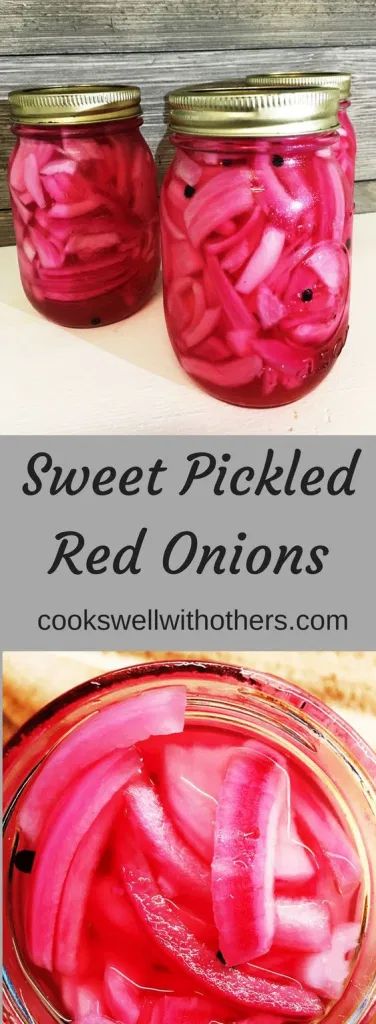 Sweet Pickled Red Onions Recipe, Quick Pickled Red Onions For Tacos, Picked Red Onions Sweet, Sweet Pickled Onions, Pickled Red Onions For Tacos, Sweet Pickled Red Onions, Picked Red Onions, Sandwiches And Wraps, Pickled Vegetables Recipe