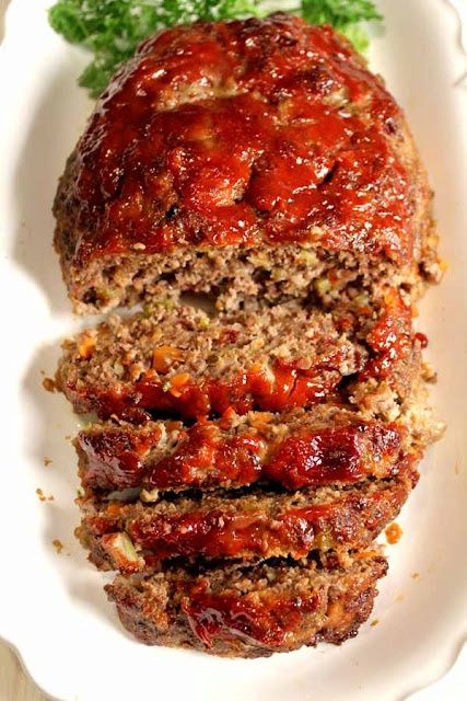 Gourmet Meatloaf. This could be the end of our search for the best meatloaf! Gourmet Meatloaf, Brown Sugar Meatloaf, Classic Meatloaf, Scrumptious Food, Best Meatloaf, Where's The Beef, Meatloaf Recipe, Think Food, Meatloaf Recipes