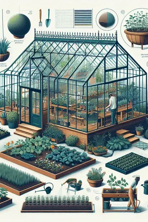 DIY Greenhouse Gardening: Tips for Year-Round Harvests and Plant Propagation Round Greenhouse, Plant Propagation, Diy Greenhouse, Diy Gardening, Greenhouse Gardening, Propagating Plants, Green Space, Explore The World, Gardening Tips