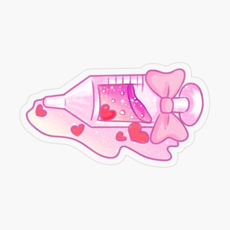 Kawaii Syringe, Cute Syringe, Yami Kawaii, Medical Aesthetic, Printable Stickers, Art Inspo, Sticker Design, Vinyl Sticker, Medical