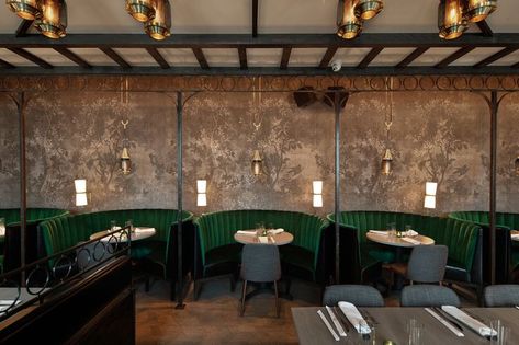 Dining Room Booth, Industrial Lamp Design, Bar Design Awards, Design Café, Bar Interior Design, Luxury Restaurant, Hotel Interior Design, Modern Restaurant, Bar Interior