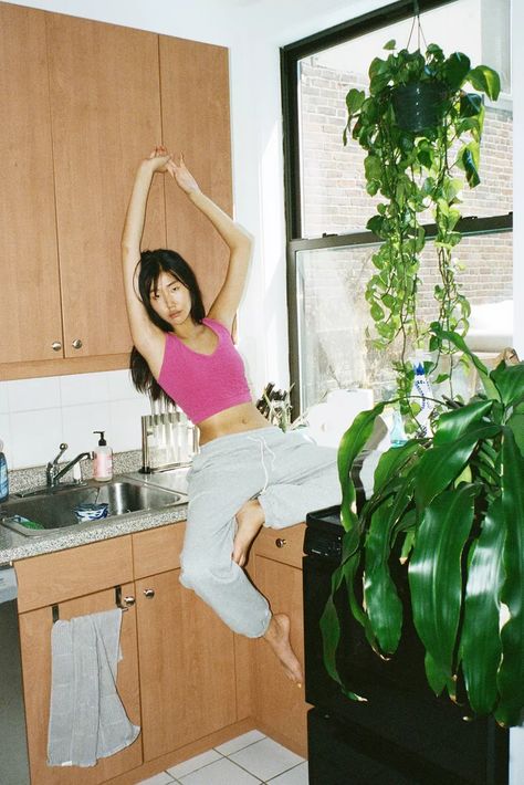 Out From Under Pucker Up Seamless Bra Top | Urban Outfitters Asian Lingerie, Fleece Joggers, How To Pose, Cozy Fashion, Small Waist, Bra Lingerie, And Sign, Bra Tops, Jogger Pants