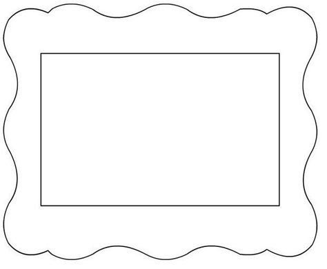 Paper Frames Diy Templates, Diy Christmas Cards Cricut, Picture Frame Svg, Cardboard Picture Frames, Picture Frame Template, Church Christmas Decorations, Printable Frames, Family Picture Frames, Art Display Kids