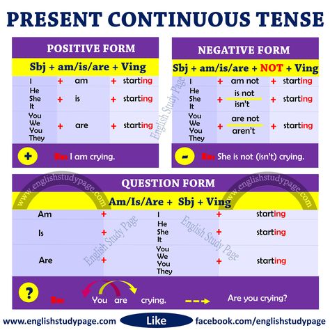 PRESENT CONTINUOUS/PROGRESSIVE TENSE This post includes detailed expressions about present continuous tense and its structures in english. Please follow the list about Structure Plural E Singular, Tense Structure, Progressive Verbs, Present Progressive, Past Continuous, Tenses English, English Grammar Tenses, Present Continuous Tense, English Grammar For Kids