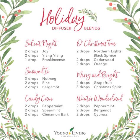 Christmas Diffuser Blends Young Living, Holiday Diffuser Blends, Christmas Tree Essential Oil, Christmas Spirit Essential Oil, Young Living Essential Oil Diffuser, Diy Diffuser Blends, Diffuser Blends Young Living, Christmas Diffuser Blends, Young Living Diffuser