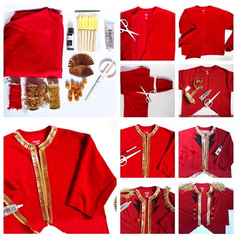 Diy Nutcracker Costume Women, Diy Greatest Showman Costumes, Diy Circus Costume Women, Circus Costumes Diy, Ringmaster Costume Diy, Diy Circus Costume, Circus Costume Diy, Circus Costume Kids, Costume Ideas Diy