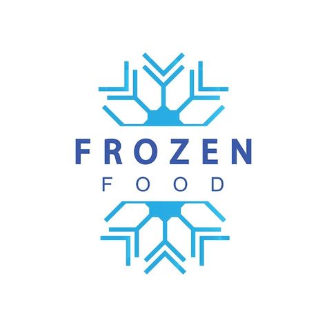 Frozen Food Logo Design, Logo Frozen Food, Frozen Logo, Frozen Food Packaging, Check Logo, Product Logo, Food Signs, Frozen Meat, Food Logo Design