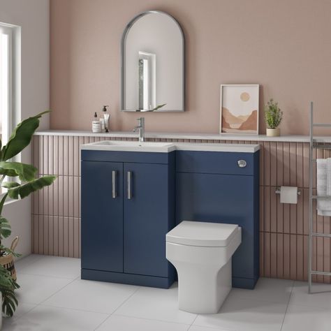 Toilet Dimensions, Blue Toilet, Toilet Vanity Unit, Toilet And Sink Unit, Square Toilet, Sink Vanity Unit, Clean Ocean, Blue Vanity, Toilet Sink