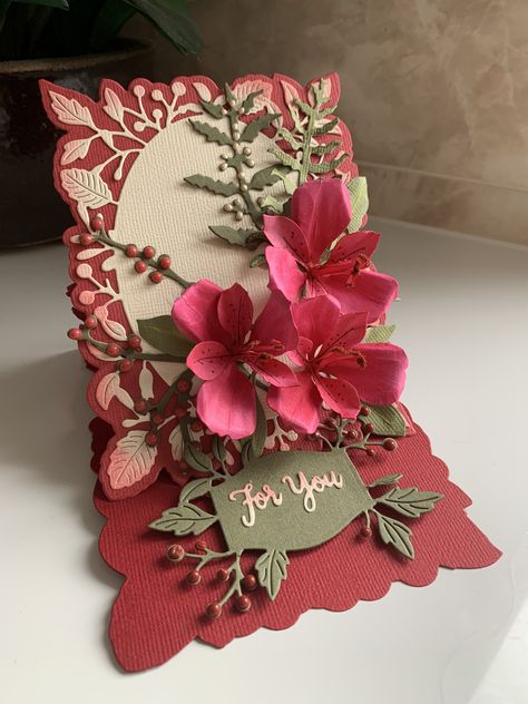 Pop Up Cards Flowers, Flower Pop Up Card, Popup Cards, Flower Card, Mom Birthday Card, Floral Pop Up Card, 3d Cards Handmade, Pop Up Flower Cards, Diy Pop Up Cards