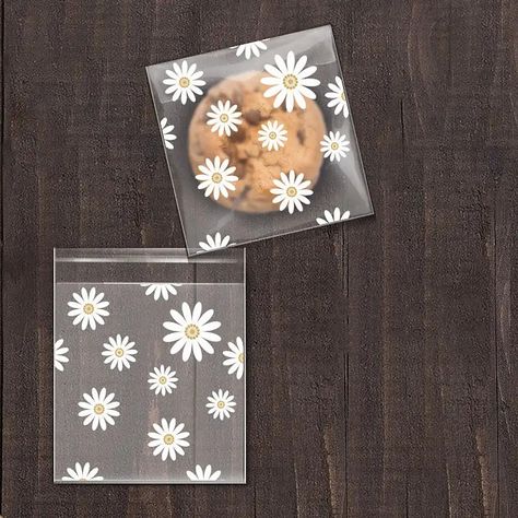 Thickened Daisy Self Adhesive Bags Sizes Frosted - Temu Canada