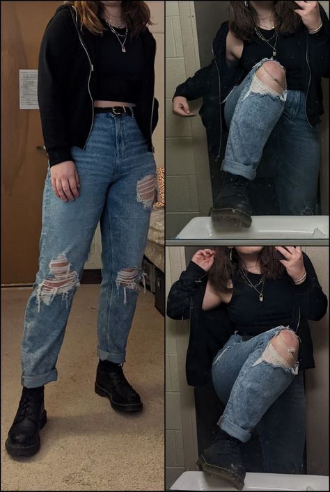 Dr martens outfit inspo outfit idea Nf Concert, Outfit Ideas Midsize, Outfit Botas, Dr Martens Outfit, Outfits For Summer, Midsize Outfits, Fitness Activities, Edgy Outfits, Retro Outfits