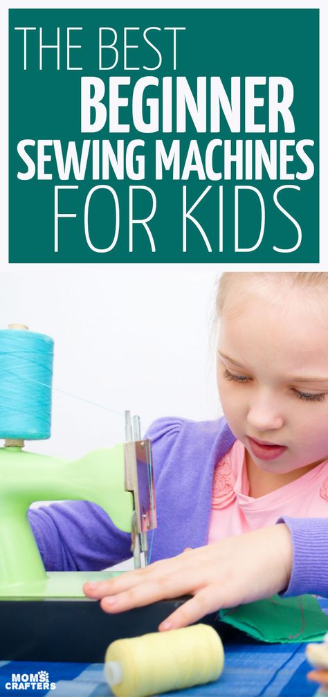 Sewing Machine Projects For Kids, Beginner Sewing Machine Projects, Beginner Sewing Machine, Teaching Kids To Sew, Kids Sewing Machine, Sewing Area, Sewing Club, Teaching Sewing, Best Sewing Machine