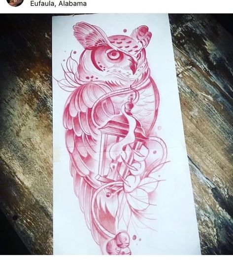 Goth Symbols, Lantern Tattoo Design, Owl Tattoo Sleeve, Owl Tattoo Drawings, Lantern Tattoo, Tier Tattoo, Piece Tattoo, Lion Tattoo Sleeves, Neotraditional Tattoo