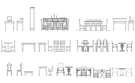 Autocad blocks of dinning table Dining Table Section Drawing, Dining Table Height, Section Drawing, Autocad Blocks, Block Table, Drawing Block, Cad Blocks, Traditional Chairs, Autocad Drawing