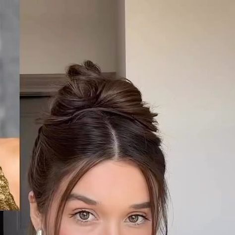 OOTD Gals on Instagram: "This hairstyle 😍✨ Credit: @breakfastatbetsys" Hairdos For Curly Hair, Love Smile Quotes, Hair Art, 365 Days, Bun Hairstyles, Kendall Jenner, Summer Looks, American Style, Hair Tutorial