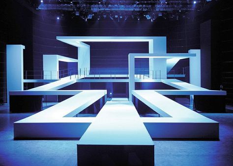 Catwalks Bühnen Design, Interaktives Design, Catwalk Design, Teknologi Futuristik, Tv Set Design, Stage Set Design, Set Design Theatre, Graphisches Design, Event Stage