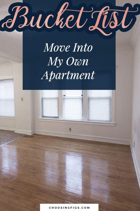 Bucket List Idea: Move into my own apartment. | Living in between. My new apartment and a new feeling of being "here." Getting My Own Apartment, Wishes Board, My Own Apartment, My Own Place, Own Apartment, My New Apartment, Own Place, Wish Board, Life List