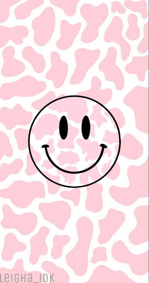 Wallpaper Iphone Cow Print, Cow Print Pictures, Cow Print Wallpaper Iphone, Preppy Drawings Pink, Cow Print Wallpapers, Pink Cow Print Wallpaper, Pink Cow Print, Cute Backgrounds Smiley Face, Pink Cowprint Aesthetic Wallpaper