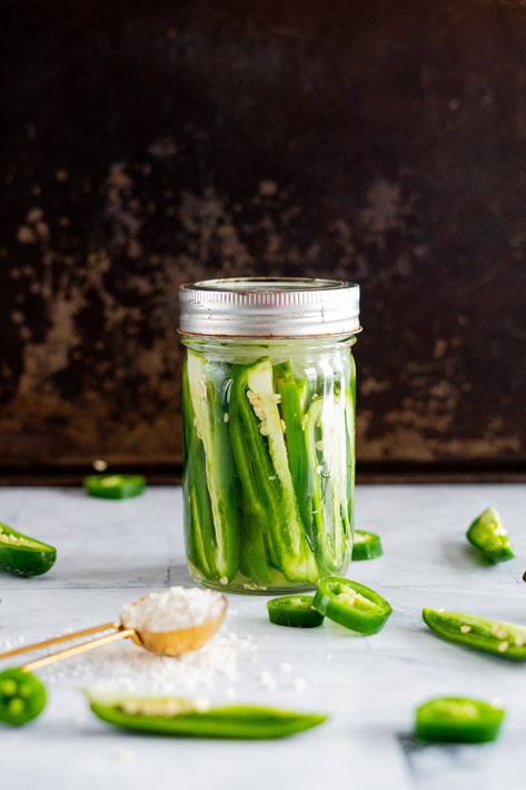 Pickled Serrano Peppers Recipe, Pickled Serrano Peppers, Serrano Pepper Recipes, Serrano Peppers, Serrano Pepper, Peppers Recipes, Fermenting, Kitchen Recipes, It Takes