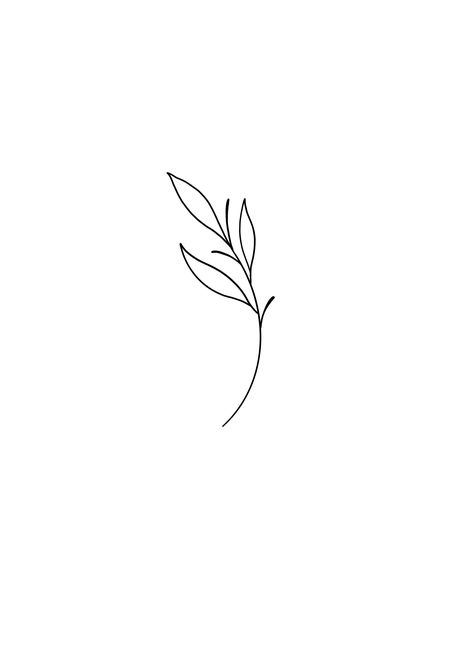 Leaf Line Art Tattoo, Minimal Leaves Tattoo, Small Greenery Tattoo, Willow Leaf Drawing, Semi Circle Tattoo, Minimal Leaf Tattoo, Pothos Tattoo Simple, Minimalist Leaf Tattoo, Minimal Plant Tattoo