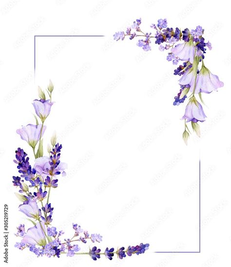 Purple Invitation Card, Lavender Frame, Create Invitation Card, White Background Floral, Lila Party, Cards Illustration, Purple Invitations, Flower Frame Png, Wedding Card Frames