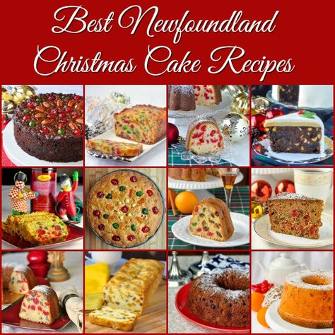 Best Newfoundland Christmas Cake Recipes - a collection of some favourite recipes from my childhood plus new twists on tried & true traditional fruitcake. Best Christmas Cake, Best Christmas Cake Recipe, Newfoundland Christmas, Canadian Recipes, Newfoundland Recipes, Traditional Christmas Cake, Raisin Cake, Rock Recipes, Fruitcake Recipes