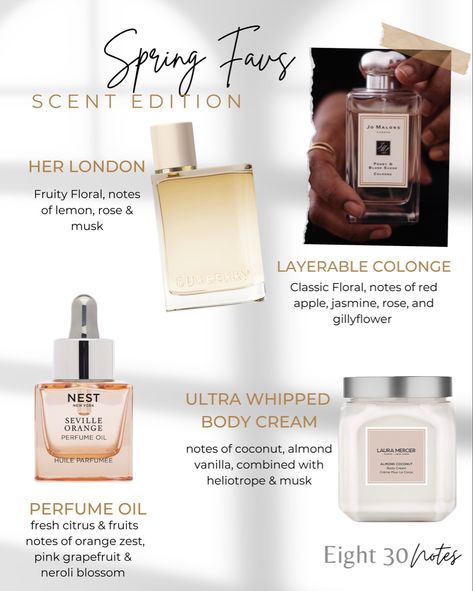 Here are my current perfume favs for spring and summer and how I love the concept of layering scents. Layering scents allows you to 1. create your own scent, 2. have your scents last longer, 3. provide a more intense scent seduction 👌🏾 My perfect combos are either layering a perfume oil on top of a scented body cream, or a perfume on top of a scented body cream. PS. Sephora has 4x the points on fragrances until 5/11 using code FRAGPOINTS Follow my shop @Eight30Notes on the @shop.LTK app to Scents Perfume, Spring Perfume, Musk Perfume, Best Lotion, Summer Fragrance, Citrus Fragrance, Perfume Scents, Best Perfume, Luxury Perfume