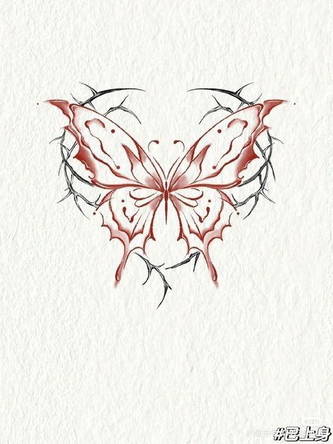 Fairycore Wallpaper, Butterfly Tattoo Stencil, Kpop Tattoos, Small Pretty Tattoos, Cute Little Tattoos, Tattoo Lettering Fonts, Tattoo Style Drawings, Cute Tattoos For Women, Spine Tattoos