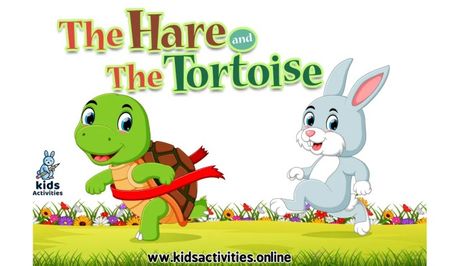 Moral Story: The Hare and the Tortoise ⋆ Kids Activities Story In English With Moral, Hare And Tortoise, The Hare And The Tortoise, Hare And The Tortoise, Picture Story For Kids, Maze Games For Kids, Story In English, Short Moral Stories, Moral Stories For Kids