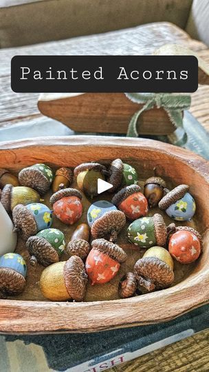 Painting Acorns Diy, Painted Acorns, Acorn Painting, Swap Ideas, Wood Duck, Fall Craft, Wood Ducks, Creepy Crawlies, Free Tips