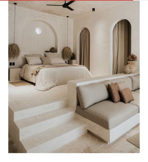 Tulum Home Decor Inspiration, Tulum Bedroom, Loft Airbnb, Sedona House, Bali Bedroom, Villa Italia, Mediterranean Bedroom, Japandi Design, Design Room