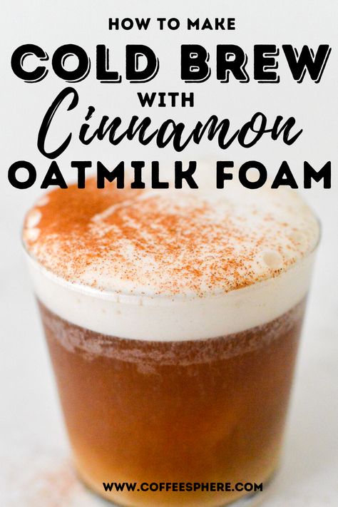 Healthy Sweet Cream Cold Foam, Cold Brew With Oat Milk, Oat Milk Cold Brew, Nondairy Cold Foam, Oatmilk Whipped Cream Recipe, Oatmilk Cold Foam, Vegan Sweet Cream Cold Foam, Dairy Free Sweet Cream Cold Foam, Almond Milk Cold Foam Recipe