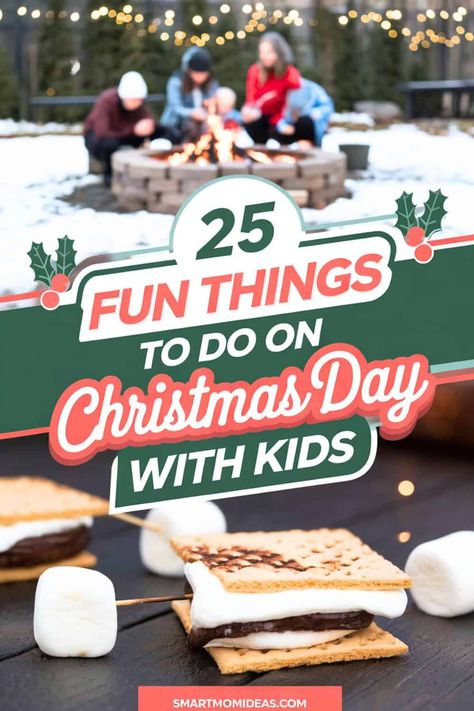 Want some ideas to do on Christmas day with your family? Here are 25 memorable things to do on Christmas day that will last a lifetime. Save this pin for later! Things To Do For Christmas Families, Things To Do With Family For Christmas, Fun Things To Do On Christmas Day, Fun Things To Do On Christmas, What To Do On Christmas Day, Fun Things To Do For Christmas, Things To Do On Christmas Day, Things To Do On Christmas Eve, Christmas Day Ideas