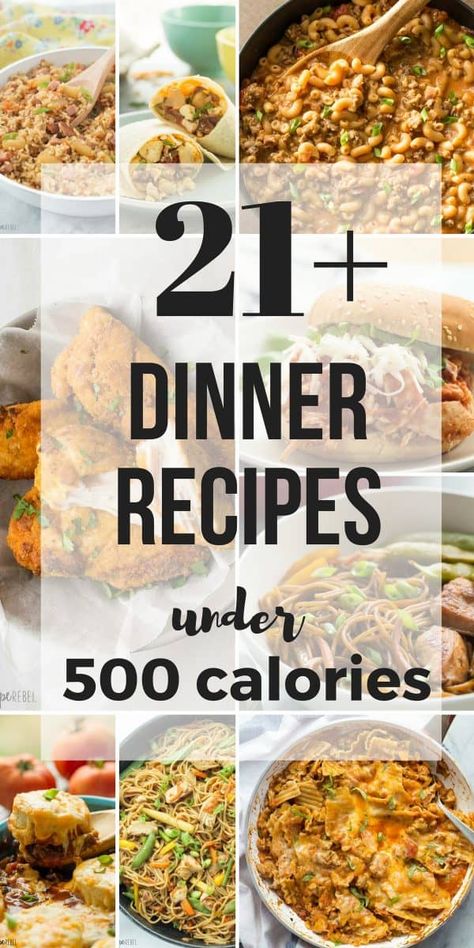 Hearty Healthy Meals, Healthy Dinner Diet, 600 Calorie Meals, 500 Calorie Dinners, Healthy Hearty Meals, Dinners Under 500 Calories, Dinner Diet, Meals Under 500 Calories, 500 Calorie Meals