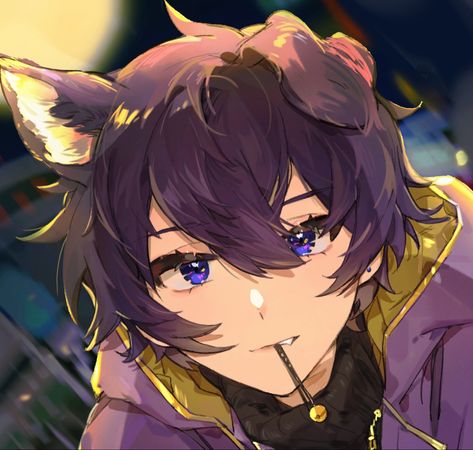 Wolf People, Cute Drawlings, V Tubers, Vtuber Art, Fox Boy, Animated Man, Vox Akuma, Boy Art, Cute Icons