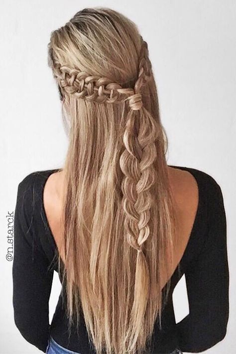 Bohemian Hairstyles, Long Blonde, Long Blonde Hair, Boho Hairstyles, Hair Dos, Gorgeous Hair, Hair Day, Pretty Hairstyles, Hair Looks