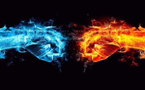 Fire Wallpaper Discover more 1080p, Background, Blue, cool, Full HD wallpapers. https://www.enjpg.com/fire-13/ Fire And Ice, Wallpapers, Black