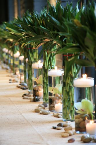 Bamboo Centerpieces, Zen Wedding, Best Wedding Ideas, Asian Party, Wedding Decors, Wedding Reception Ideas, Event Centerpiece, Wedding Decor Ideas, Unique Wedding Ideas