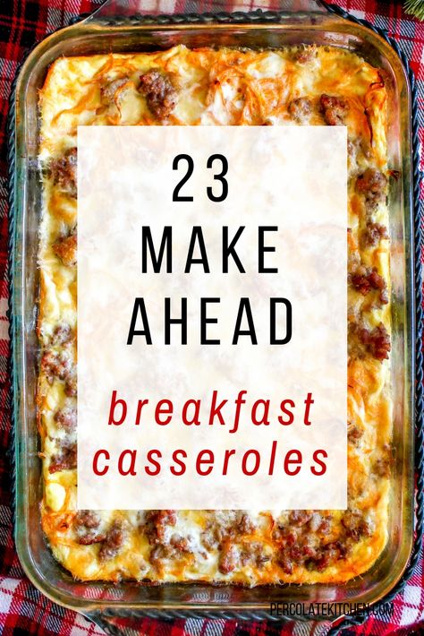 Morning Casserole Recipes, Freezer Breakfast Meals Casseroles, Breakfast Egg Casserole Make Ahead, Breakfast Bake Ideas, Christmas Morning Casserole Make Ahead, Freeze Ahead Breakfast Casserole, Breakfast Freezer Casserole, Premade Breakfast Casserole, Breakfast Bakes For A Crowd