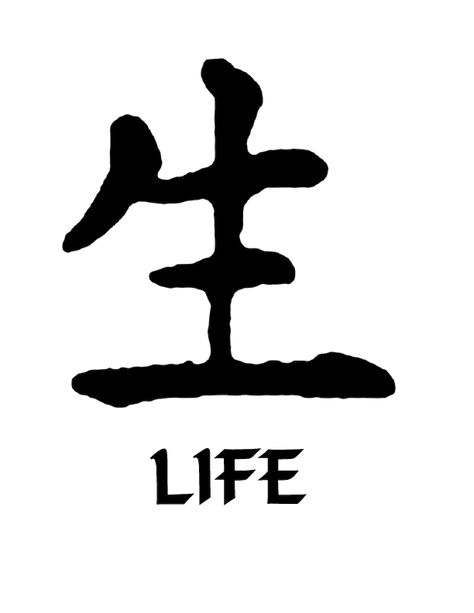 Life In Japanese Symbol, Life Japanese Symbol, Life Symbol Tattoo, For Life Tattoo, Japanese Kanji Symbols, Chinese Tattoo Designs, Symbol For Life, Japanese Tattoo Words, Tattoos Symbols