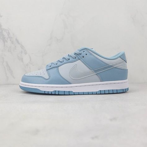 SB Dunk Low Gs Aura And Clear And White And Worn Blue Nike Unisex Sneakers Sb Dunk Low, Sb Dunk, Blue Nike, Dunk Low, Sneaker Shopping, Mens Shoes Sneakers, In A Box, Shoe Collection, A Box